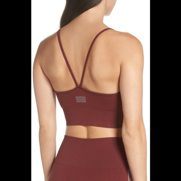 NWT Monreal London Zen Seamless Sports Bra‎ Cocoa [ SZ XS/S ] - Picture 3 of 12